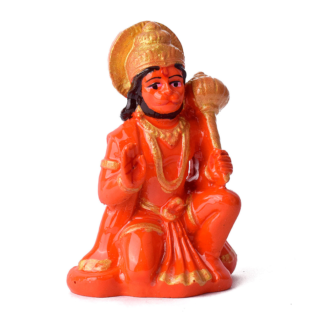 Sitting Hanuman Idol Puja Store Online Pooja Items Online Puja Samagri Pooja Store near me www.satvikstore.in