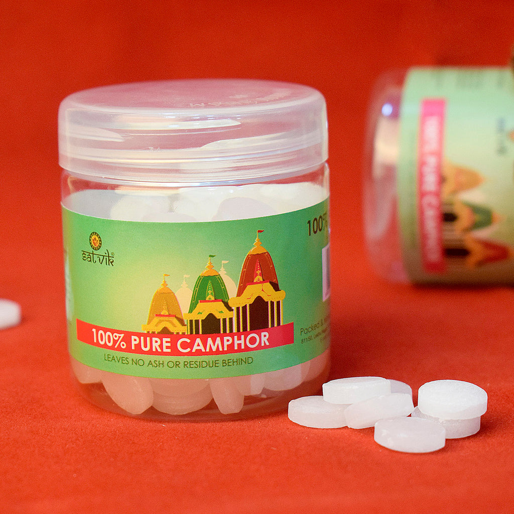 Pure & Premium Camphor (50 Grams) Puja Store Online Pooja Items Online Puja Samagri Pooja Store near me www.satvikstore.in