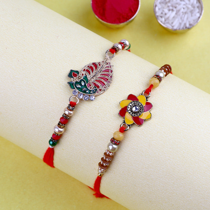 Explore a wide range of Rakhi online at Satvik Store. Shop for silver Rakhi, Rakhi combo packs, and Rakhi hampers for your beloved brother. Find the perfect Rakhi gift set and enjoy convenient online shopping with fast delivery in India and international shipping to the USA. Discover designer Rakhi options and send Rakhi to your loved ones with ease. Order Rakhi online today and celebrate Raksha Bandhan in style!"