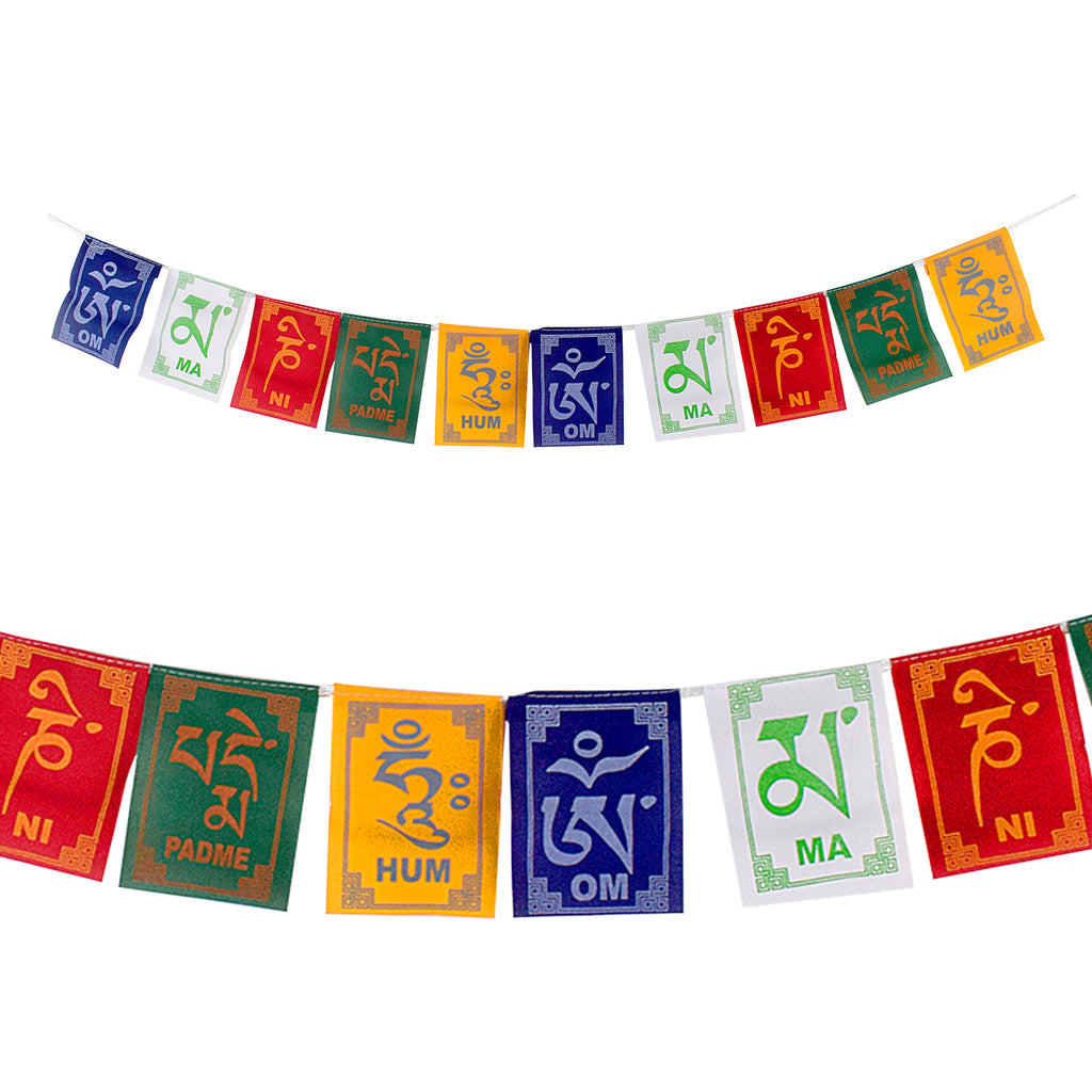Pascal Tibetan Flag for Car and Bike – A vibrant spiritual accessory for protection and peace. India’s Largest Pooja Accessories Brand – www.satvikstore.in