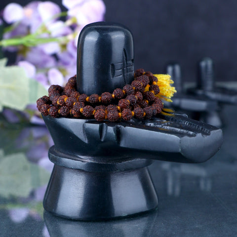 Black Stone Shivling (8cm) for Daily Pooja – India’s Largest Pooja Accessories Brand – www.satvikstore.in