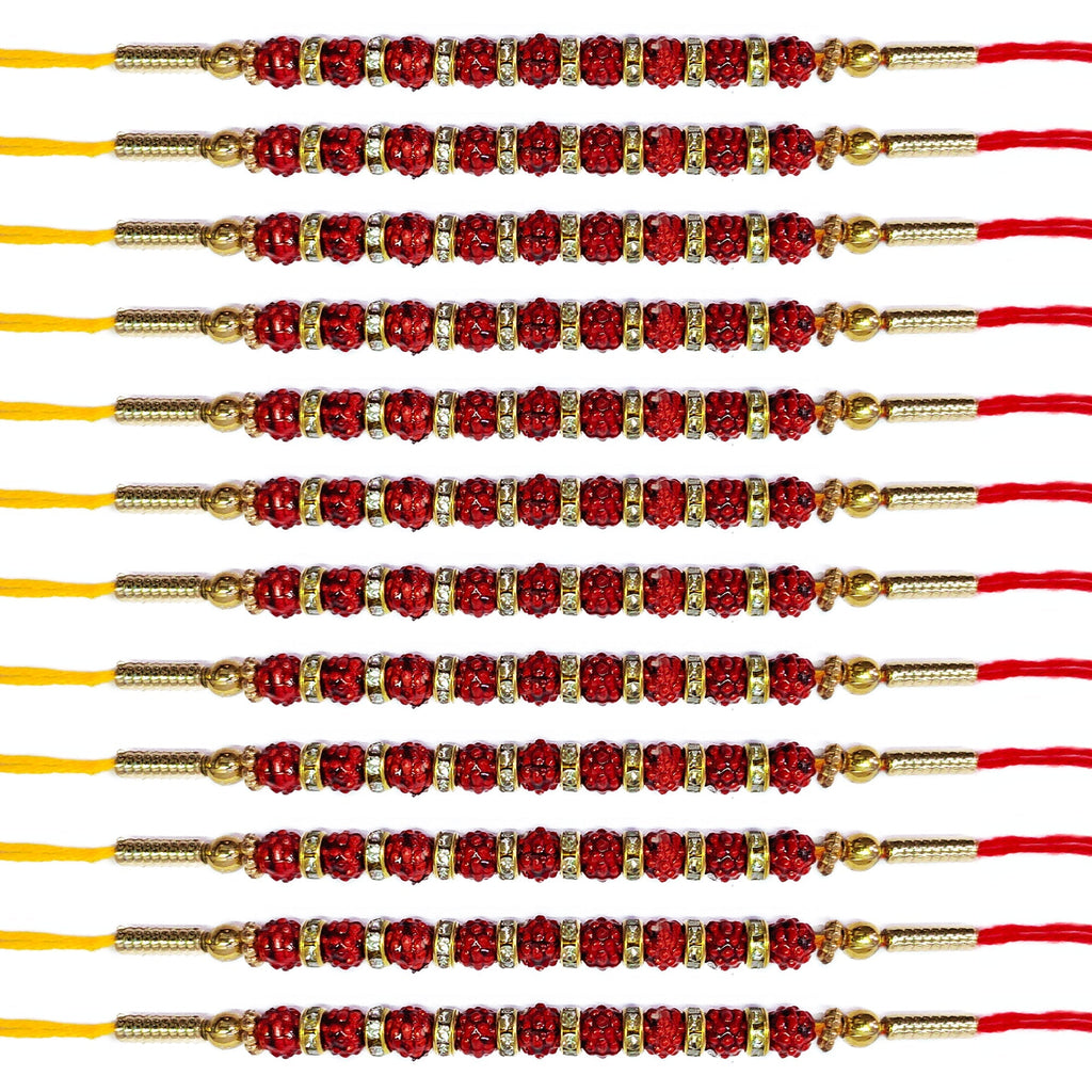 Rakhi Set of 12 Pcs Puja Store Online Pooja Items Online Puja Samagri Pooja Store near me www.satvikstore.in