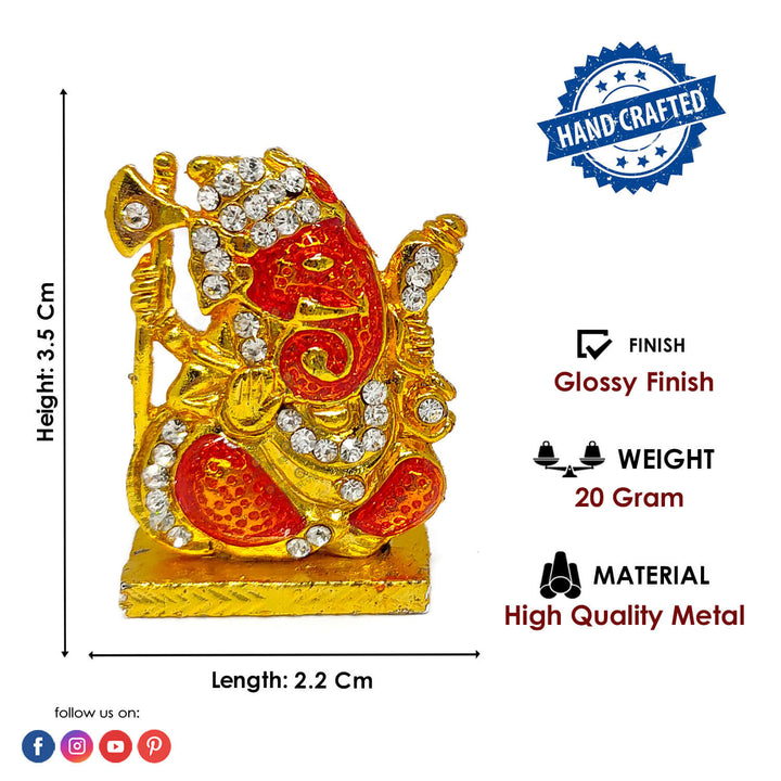 Ganesh Statue (Small) Puja Store Online Pooja Items Online Puja Samagri Pooja Store near me www.satvikstore.in