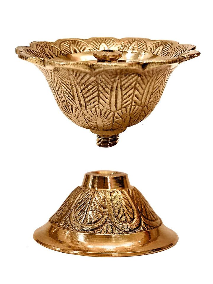 Designer Brass Devdas Akhand Diya Puja Store Online Pooja Items Online Puja Samagri Pooja Store near me www.satvikstore.in