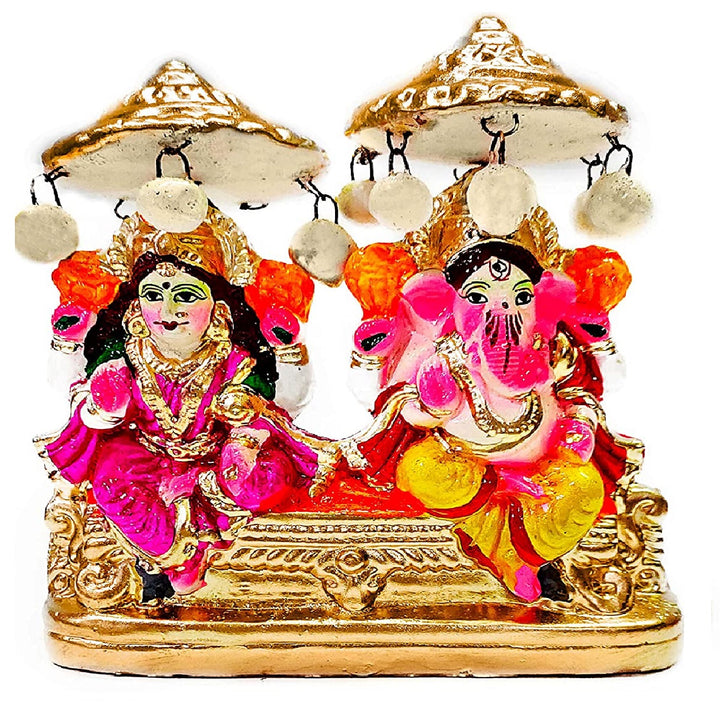 Lakshmi Ganesha Clay Statue Puja Store Online Pooja Items Online Puja Samagri Pooja Store near me www.satvikstore.in