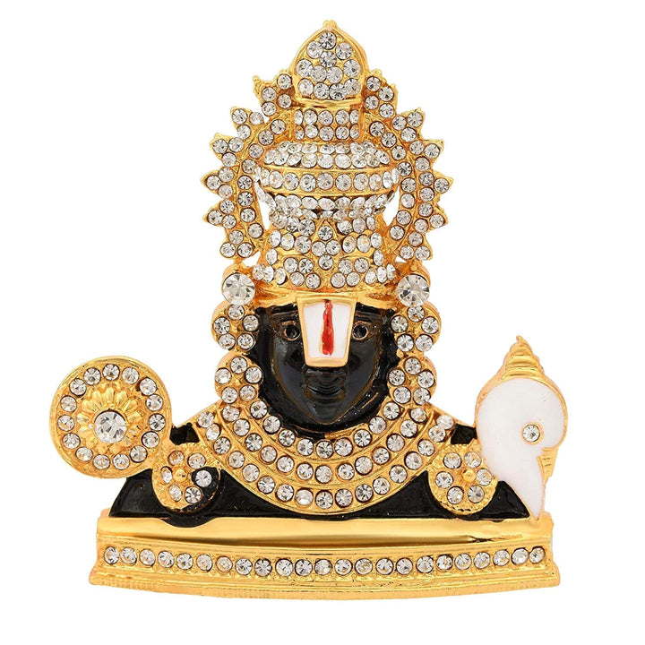 Metal Tirupati Balaji Idol Puja Store Online Pooja Items Online Puja Samagri Pooja Store near me www.satvikstore.in